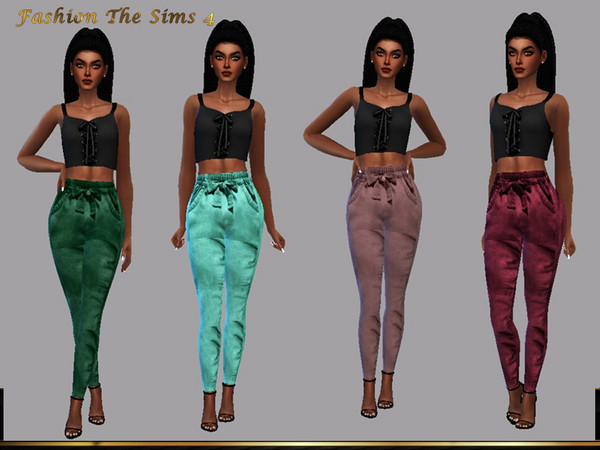Sims 4 Rafaella pants by LYLLYAN at TSR