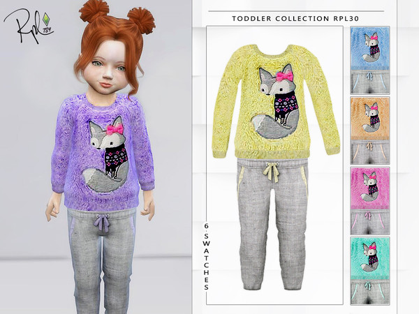 Sims 4 Toddler Outfit Collection RPL30 by RobertaPLobo at TSR