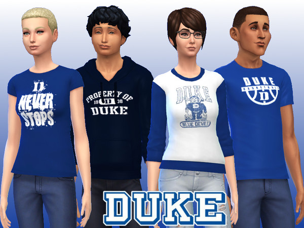 Sims 4 Duke Blue Devils Collection by RJG811 at TSR