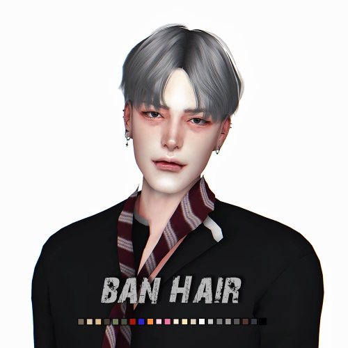 Sims 4 Ban Hair at Lemon Sims 4