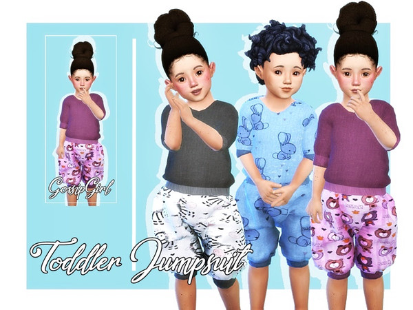 Sims 4 Toddler Jumpsuit by GossipGirl at TSR