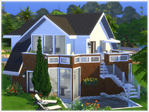 Sims 4 Makinen house by philo at TSR