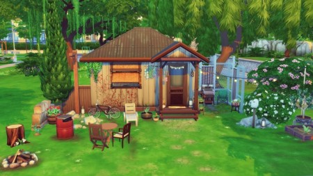 Ouistiti tiny house by Angerouge at Studio Sims Creation