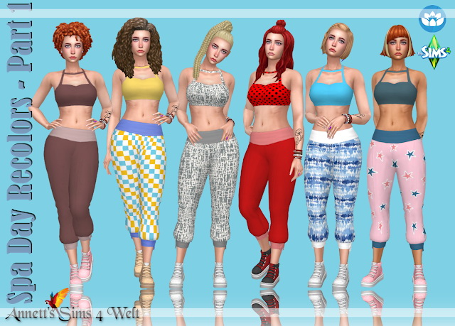 Sims 4 Spa Day Recolors Part 1 at Annett’s Sims 4 Welt
