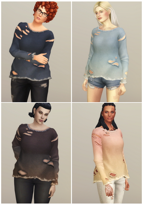 Sims 4 Vintage Sweatshirt F at Rusty Nail