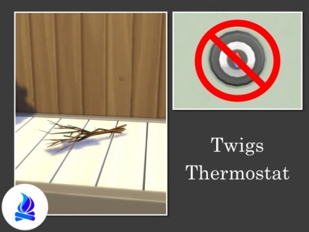 Twigs Thermostat by Teknikah at Mod The Sims