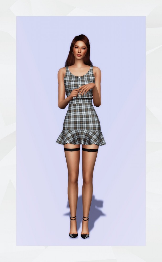 Sims 4 Dona Dress at Gorilla