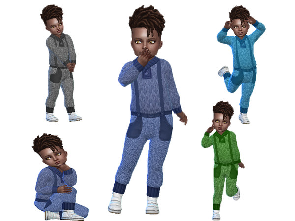 Sims 4 Toddler overall by TrudieOpp at TSR