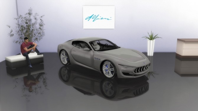 Sims 4 Maserati Alfieri Concept at LorySims