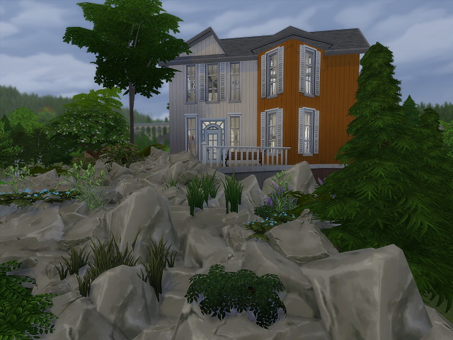 Sims 4 Practice at the waterfall house by Blackbeauty583 at Beauty Sims