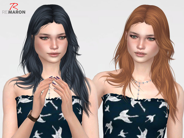 Sims 4 ON1118 Hairstyle Retexture by remaron at TSR