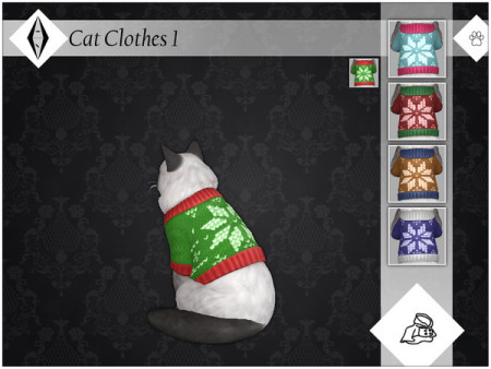 Cat Clothes 1 by AleNikSimmer at TSR