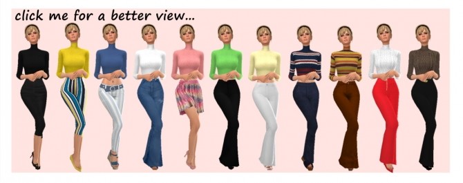 Sims 4 SP05 CROPPED SWEATER at Sims4Sue