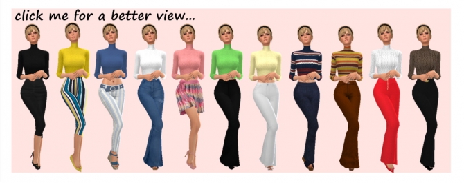 SP05 CROPPED SWEATER at Sims4Sue » Sims 4 Updates