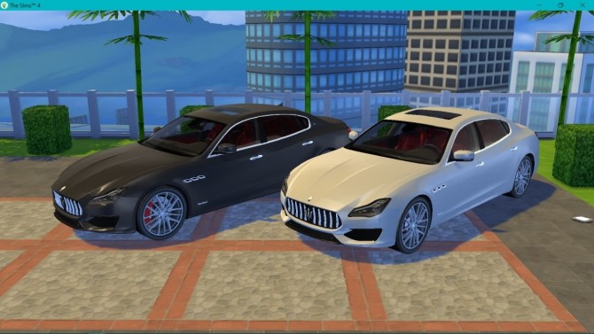 Sims 4 Maserati Quattroporte GTS at LorySims