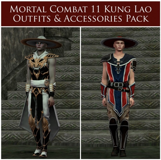 Sims 4 Kung Lao Outfits & Accessories Pack at Astya96