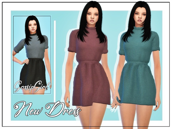 Sims 4 New Dress by GossipGirl S4 at TSR