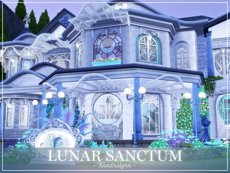 Lunar Sanctum two-story estate by Xandralynn at TSR