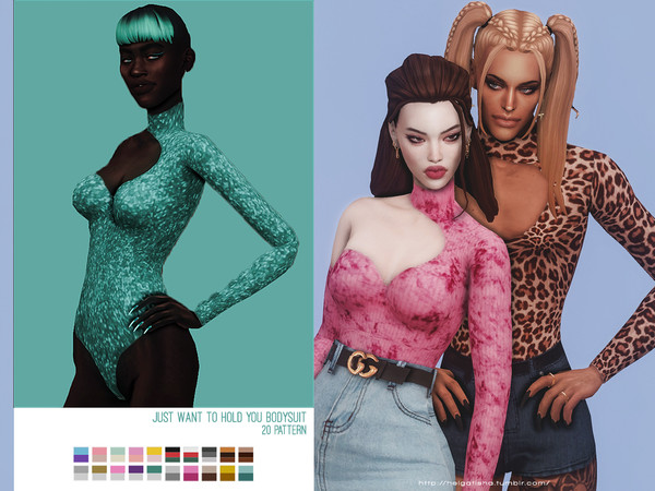 Sims 4 Just Want To Hold You Bodysuit by HelgaTisha at TSR