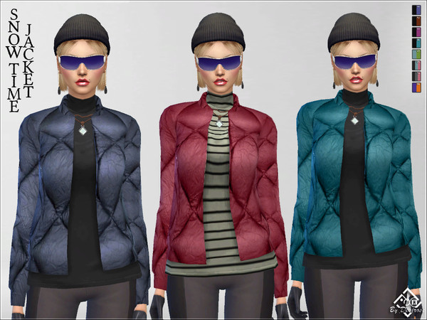 Sims 4 SnowTime Jacket by Devirose at TSR