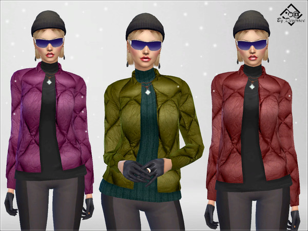 Sims 4 SnowTime Jacket by Devirose at TSR