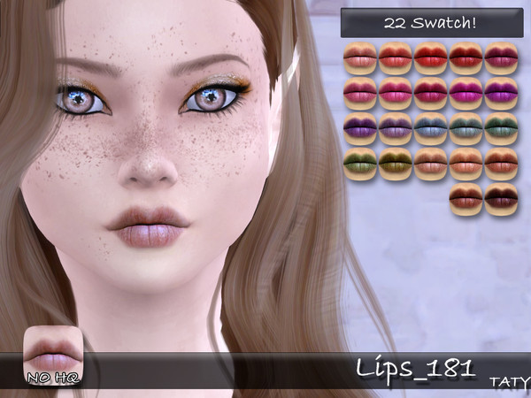 Sims 4 Lips 181 by tatygagg at TSR