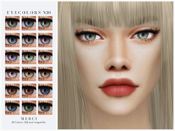 Sims 4 Eyecolors N30 by Merci at TSR