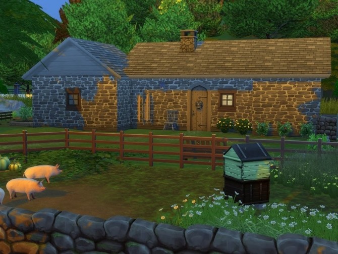 Sims 4 Norvik pig farm at KyriaT’s Sims 4 World