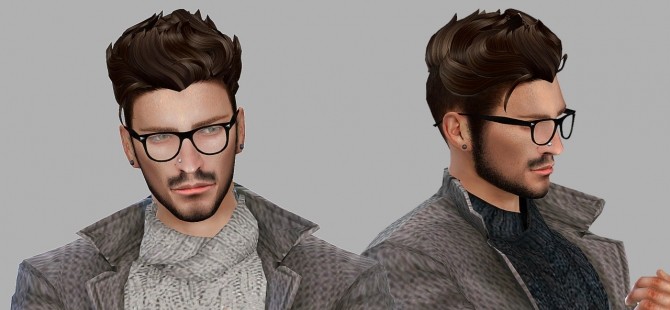 Sims 4 Cabelo Cortez Hair at HoangLap’s Sims