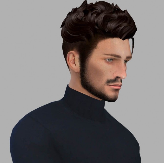 Sims 4 Cabelo Cortez Hair at HoangLap’s Sims
