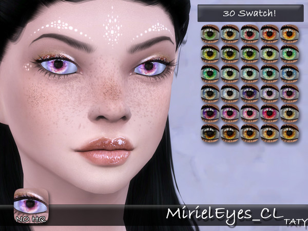 Sims 4 Miriel Eyes CL by tatygagg at TSR