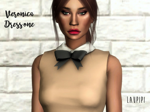 Sims 4 Veronica Dress one by laupipi at TSR