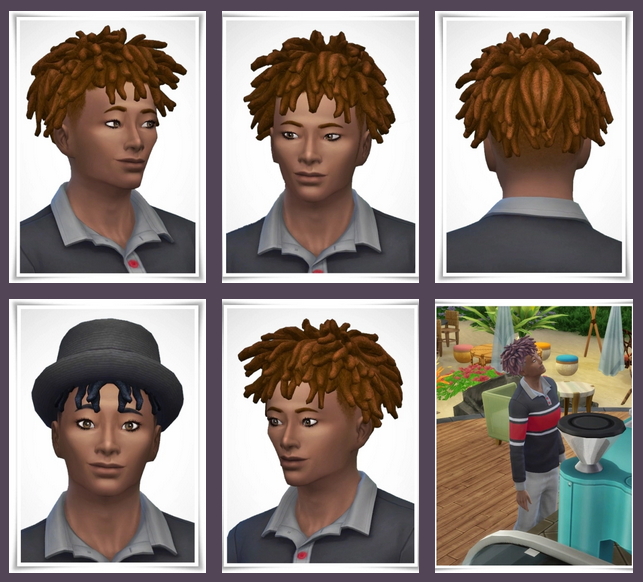 Sims 4 Chad Dreads Hair at Birksches Sims Blog