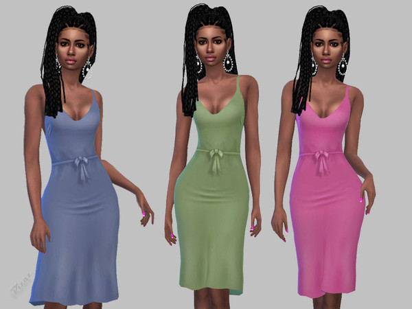 Sims 4 Summer Dress V008 by pizazz at TSR