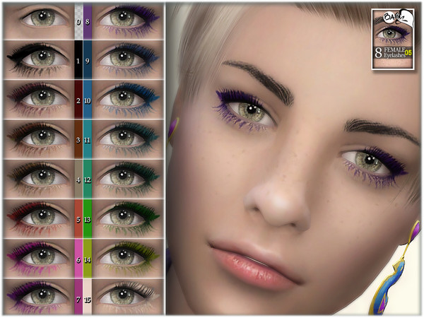 Sims 4 Female eyelashes 05 by BAkalia at TSR
