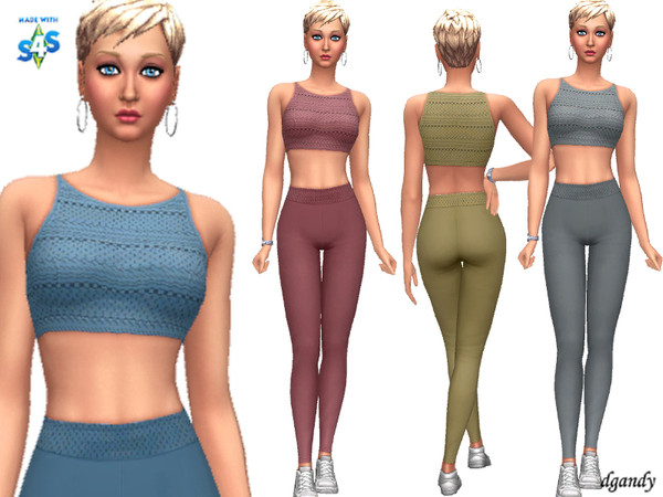 Sims 4 Athletic Outfit 20200116 by dgandy at TSR