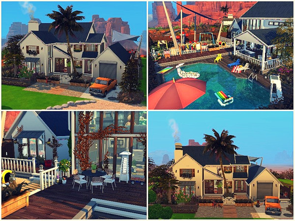 Sims 4 Big Messy Family home by lotsbymanal at TSR