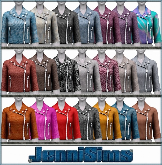 Sims 4 Short Jacket at Jenni Sims