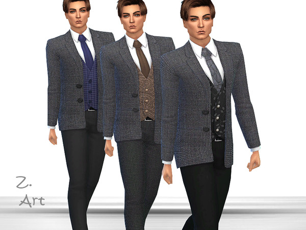 Sims 4 Smart Fashion 10 classic suit by Zuckerschnute20 at TSR