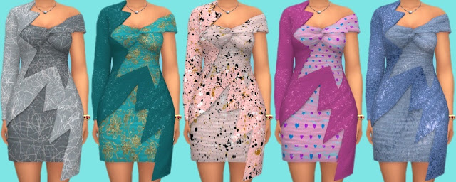 Sims 4 Dress Recolors at Annett’s Sims 4 Welt