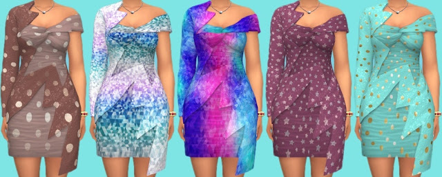 Sims 4 Dress Recolors at Annett’s Sims 4 Welt