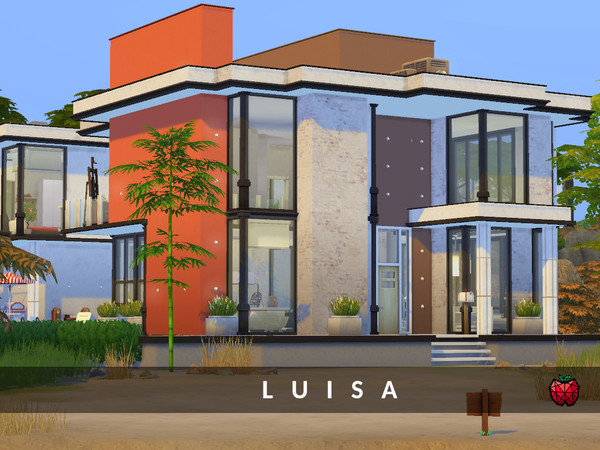 Sims 4 Luisa house by melapples at TSR