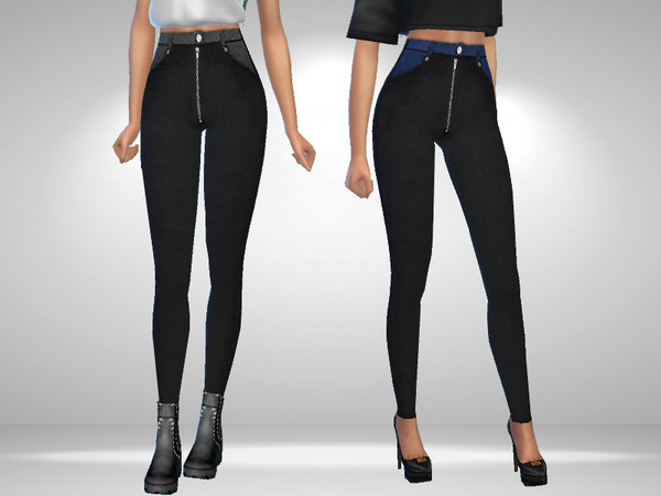 Sims 4 Stassie Jeans by Puresim at TSR
