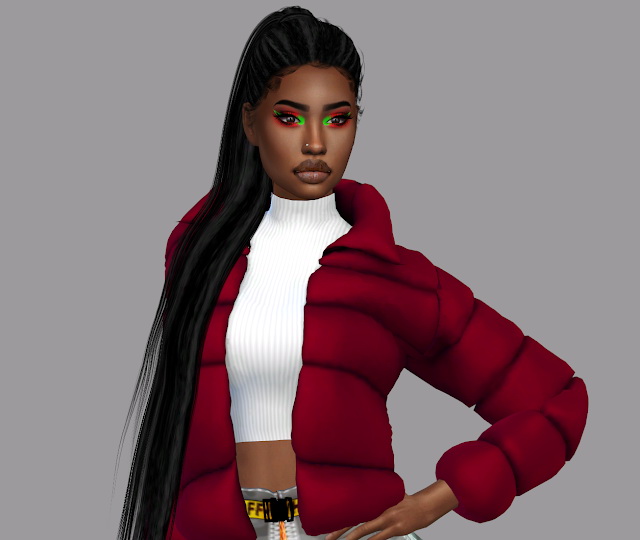 Sims 4 Royalty Hair Dreds Recolor at Teenageeaglerunner