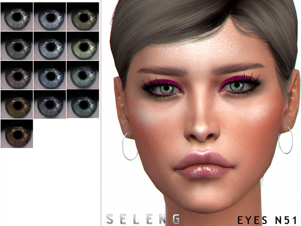 Sims 4 Eyes N51 by Seleng at TSR