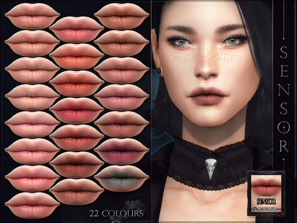 Sims 4 Sensor Lipstick by RemusSirion at TSR
