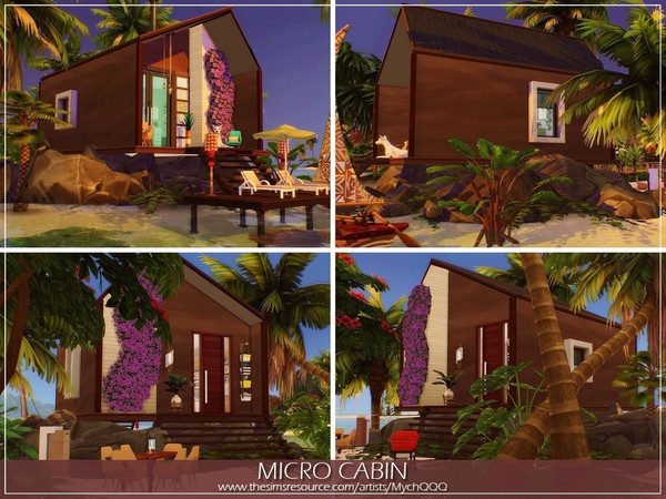 Sims 4 Micro Cabin by MychQQQ at TSR