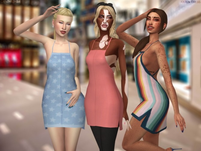 Sims 4 KAREN DRESS at Candy Sims 4