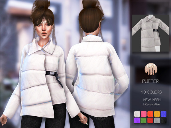Sims 4 Puffer jacket BD168 by busra tr at TSR