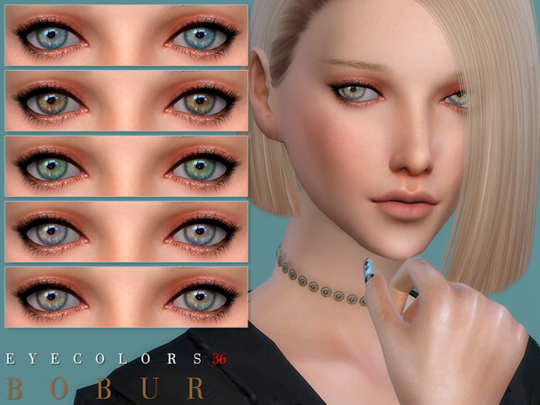 Sims 4 Eyecolors 36 by Bobur3 at TSR